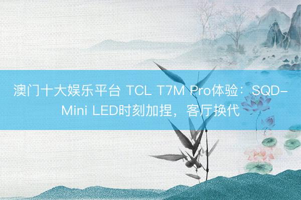 澳门十大娱乐平台 TCL T7M Pro体验：SQD-Mini LED时刻加捏，客厅换代